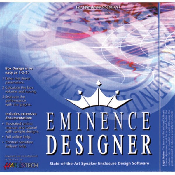 Main product image for Eminence Designer Speaker Box Design Software 500-945